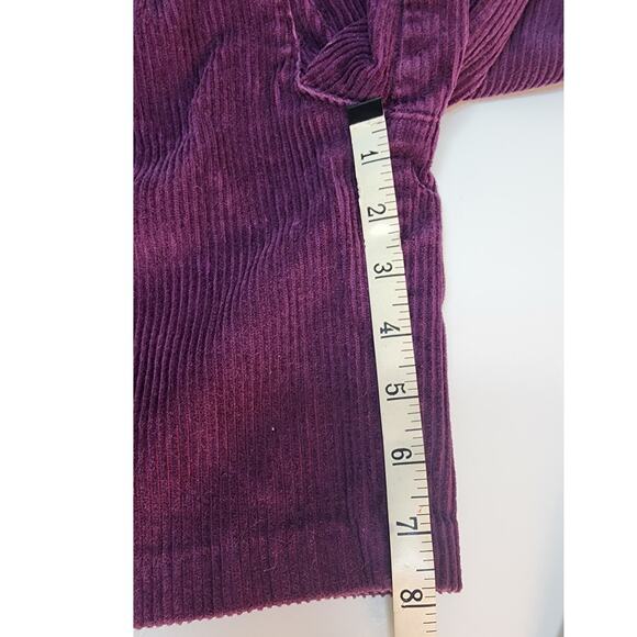 Cj Banks Purple Corduroy Shorts Womens Medium High Waist Casual Fall Shorts - Picture 6 of 8